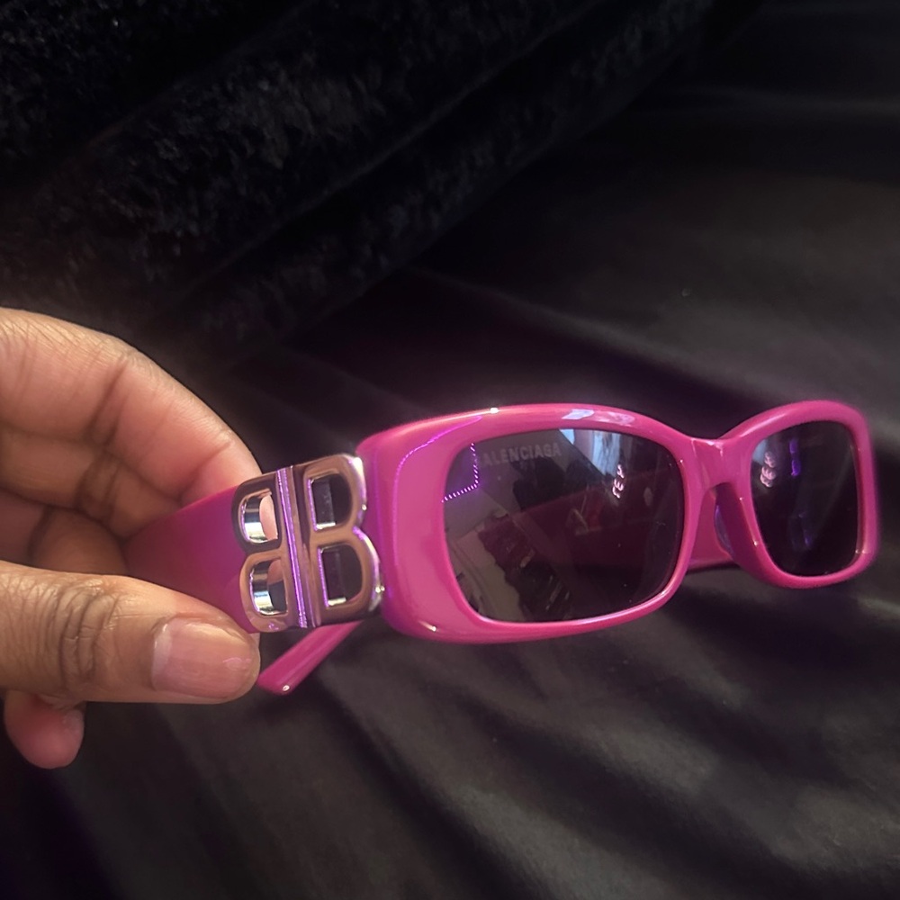 Balenciaga Sunglasses in Vibrant Pink